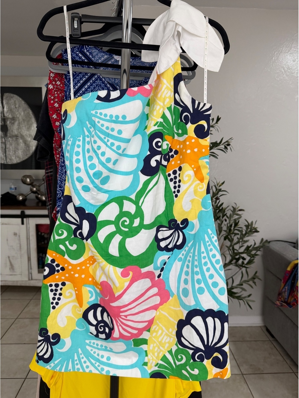 Lilly Pulitzer Colorful Seashell Print Sleeveless Dress Size 12 #206